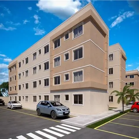Foto 1 de Apartamento com 2 Quartos à venda, 43m² em Três Pontes, Itaboraí
