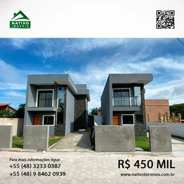 Foto 1 de Casa com 3 Quartos à venda, 87m² em Ingleses do Rio Vermelho, Florianópolis
