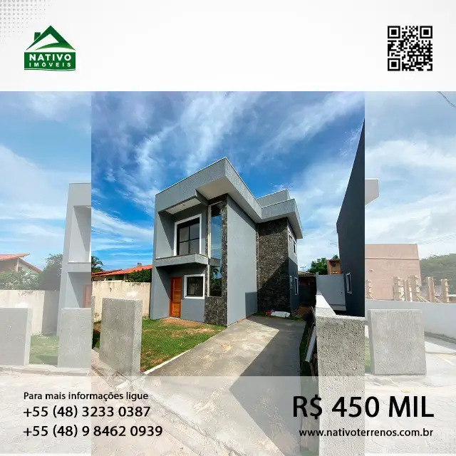 Foto 2 de Casa com 3 Quartos à venda, 87m² em Ingleses do Rio Vermelho, Florianópolis