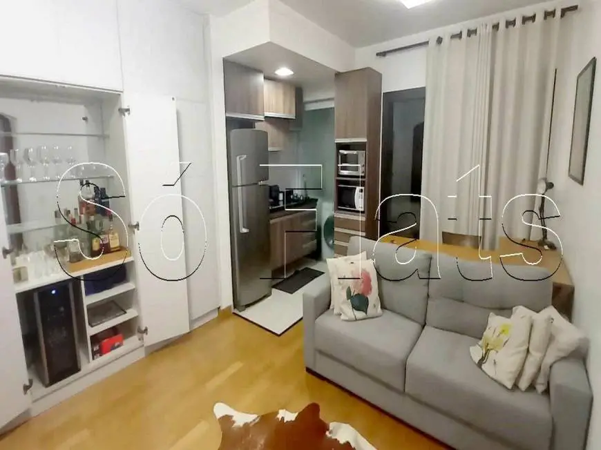 Foto 1 de Flat com 1 Quarto para alugar, 55m² em Moema, São Paulo