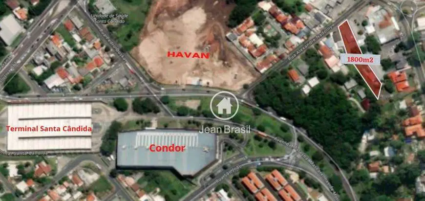 Foto 1 de Lote/Terreno à venda, 1800m² em Santa Cândida, Curitiba