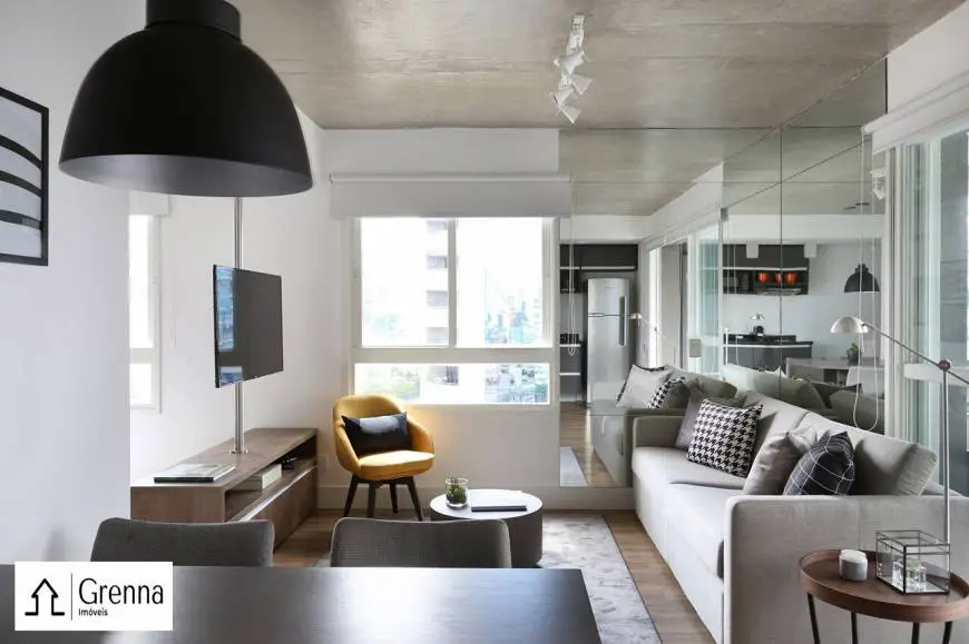 Foto 2 de Apartamento com 1 Quarto para alugar, 63m² em Brooklin, São Paulo