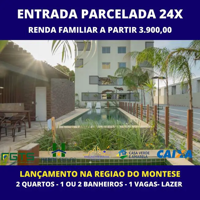 Foto 1 de Apartamento com 2 Quartos à venda, 50m² em Montese, Fortaleza