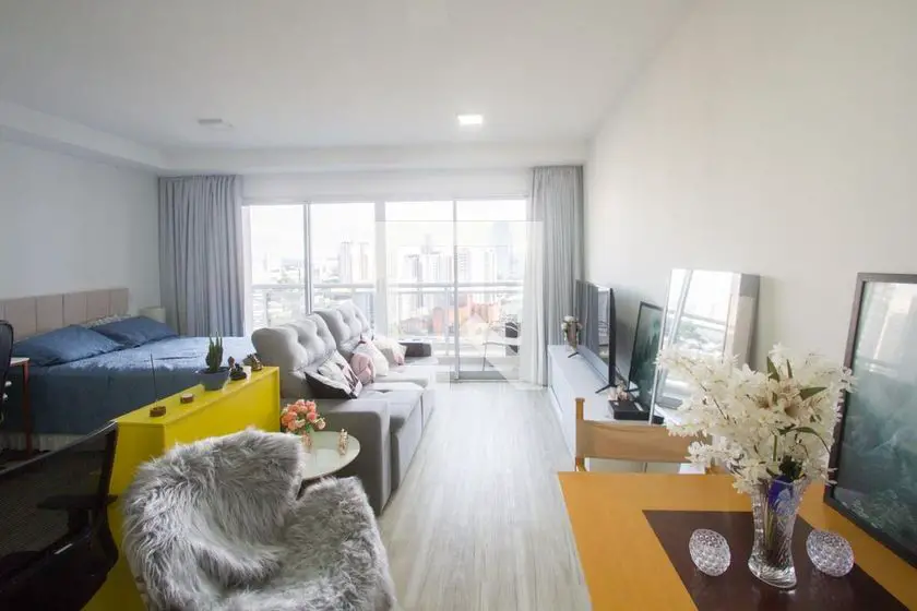 Foto 1 de Apartamento com 1 Quarto para alugar, 46m² em Chácara Santo Antônio, São Paulo