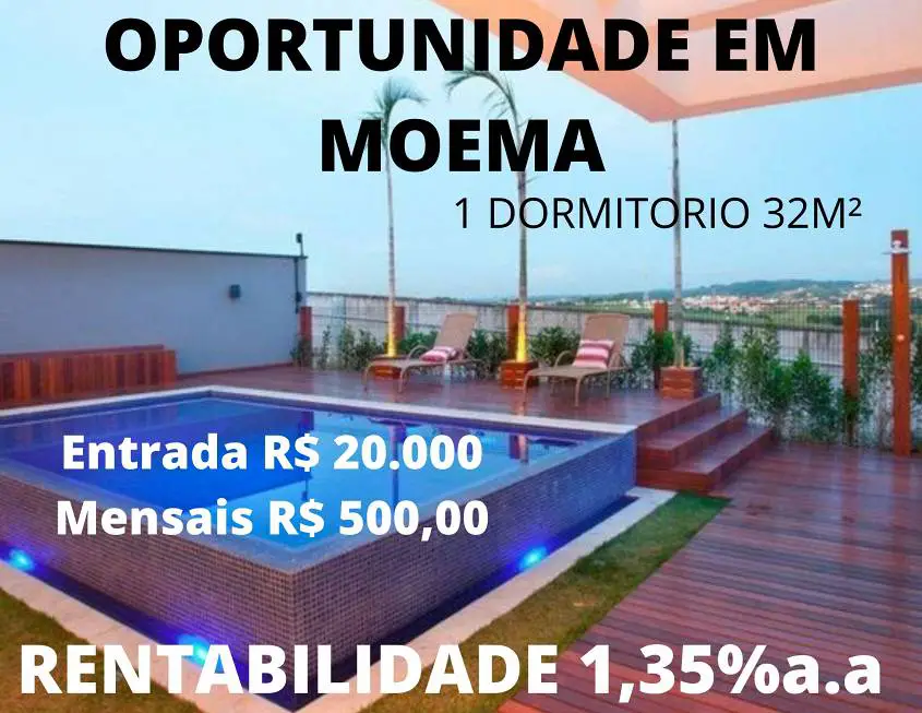 Foto 1 de Apartamento com 1 Quarto à venda, 32m² em Indianópolis, São Paulo