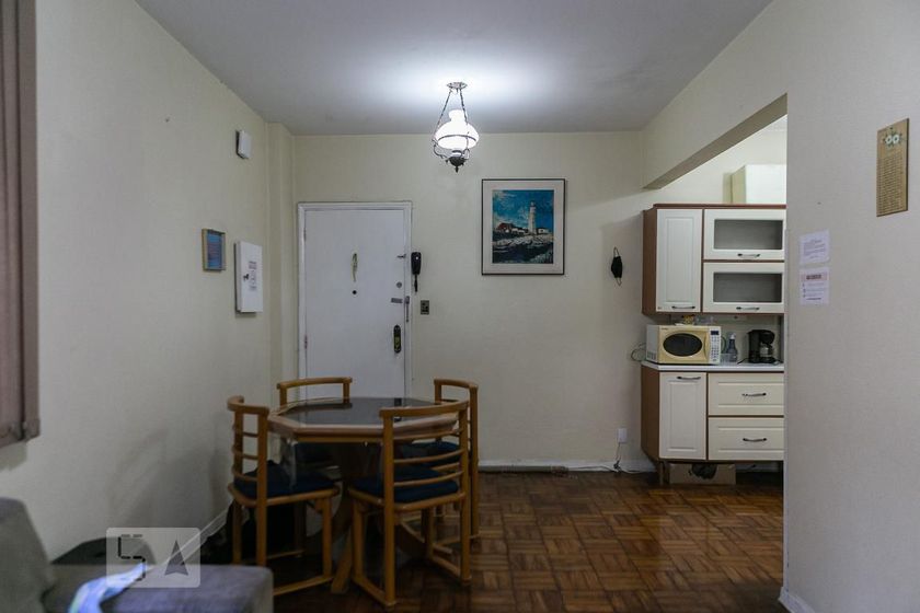Foto 4 de Apartamento com 1 Quarto para alugar, 50m² em José Menino, Santos