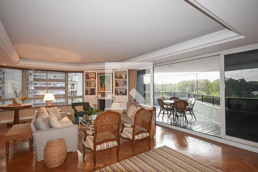 Foto 1 de Apartamento com 4 Quartos para alugar, 370m² em Real Parque, São Paulo