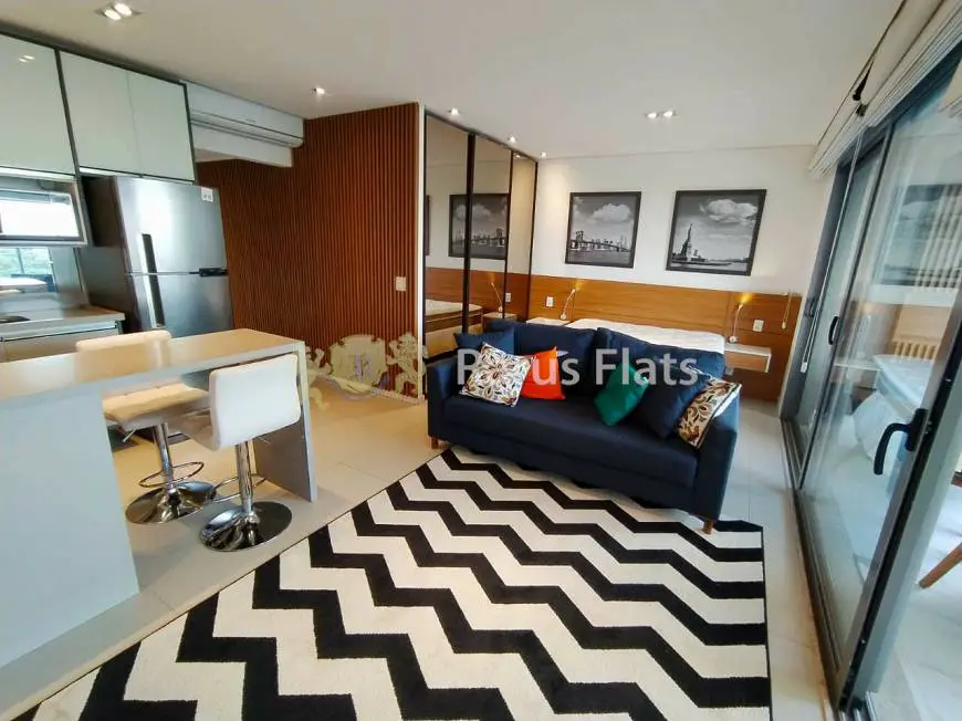 Foto 5 de Flat com 1 Quarto para alugar, 46m² em Pinheiros, São Paulo