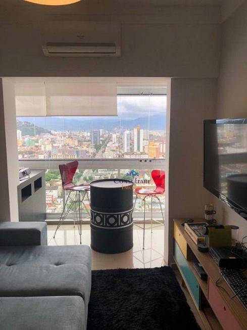 Foto 2 de Apartamento com 1 Quarto para alugar, 47m² em Boqueirão, Santos