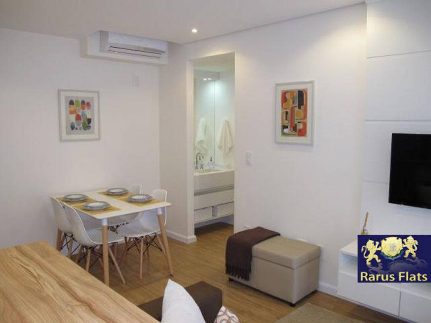 Foto 3 de Flat com 1 Quarto à venda, 45m² em Campo Belo, São Paulo