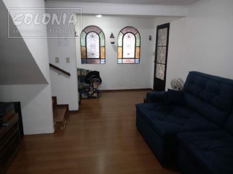 Foto 1 de Sobrado com 3 Quartos à venda, 189m² em Vila Camilopolis, Santo André