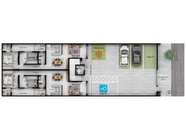 Foto 2 de Apartamento com 2 Quartos à venda, 67m² em Shopping Park, Uberlândia