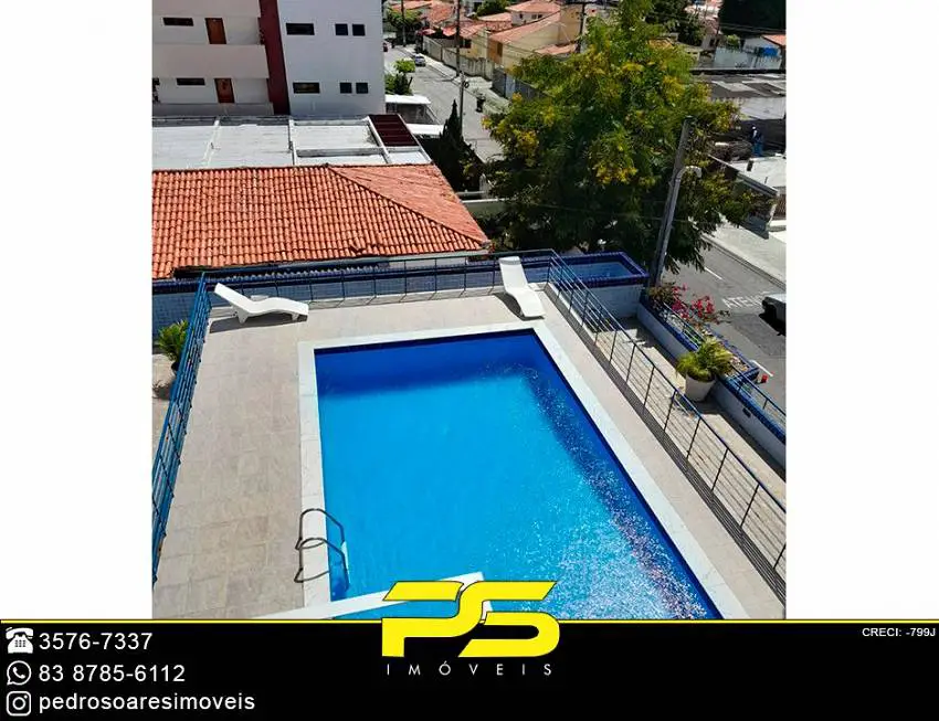 Foto 4 de Apartamento com 3 Quartos para alugar, 70m² em Tambauzinho, João Pessoa