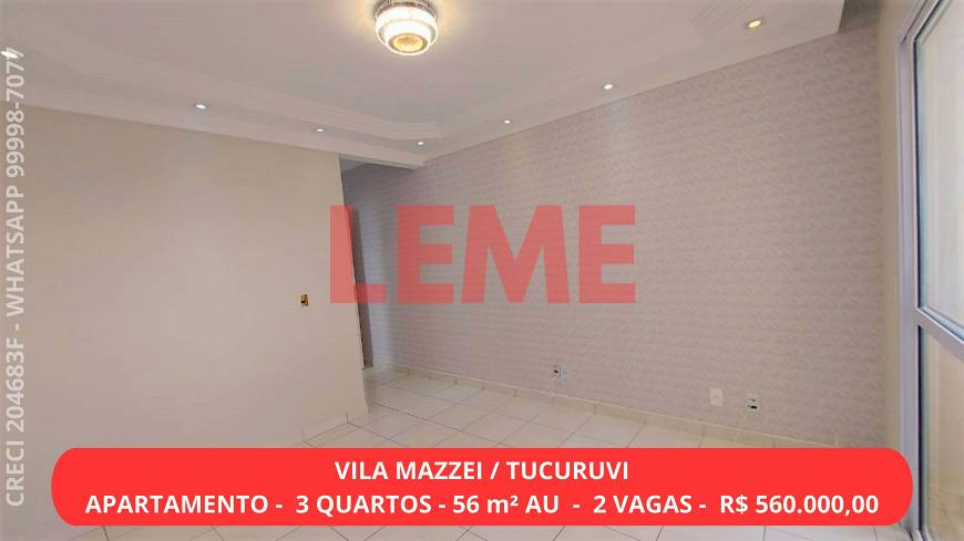 Foto 2 de Apartamento com 3 Quartos à venda, 56m² em Tucuruvi, São Paulo