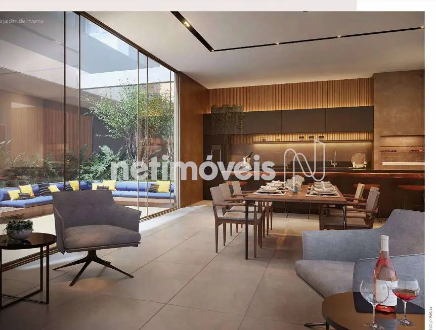 Foto 3 de Apartamento com 4 Quartos à venda, 166m² em Serra, Belo Horizonte