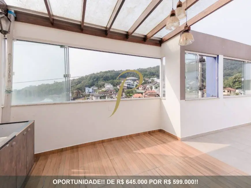 Foto 1 de Cobertura com 2 Quartos à venda, 123m² em Saguaçú, Joinville