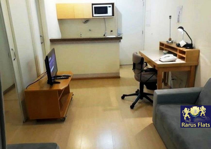 Foto 3 de Flat com 1 Quarto para alugar, 32m² em Itaim Bibi, São Paulo