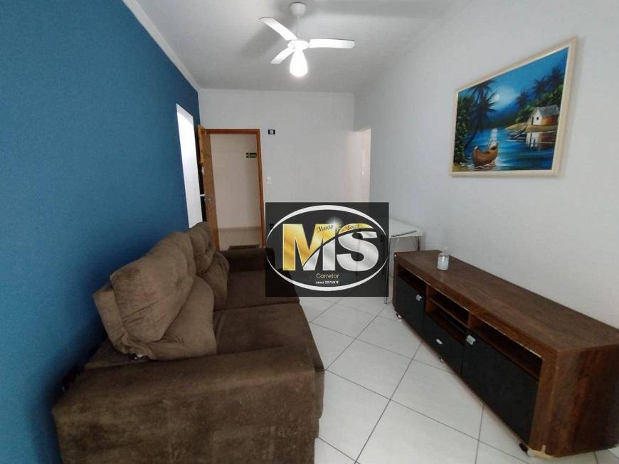 Foto 2 de Apartamento com 1 Quarto para venda ou aluguel, 47m² em Cidade Ocian, Praia Grande