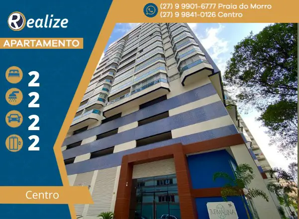 Foto 1 de Apartamento com 2 Quartos à venda, 83m² em Centro, Guarapari