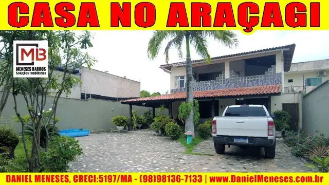 Foto 1 de Casa com 4 Quartos para alugar, 350m² em Araçagy, São José de Ribamar