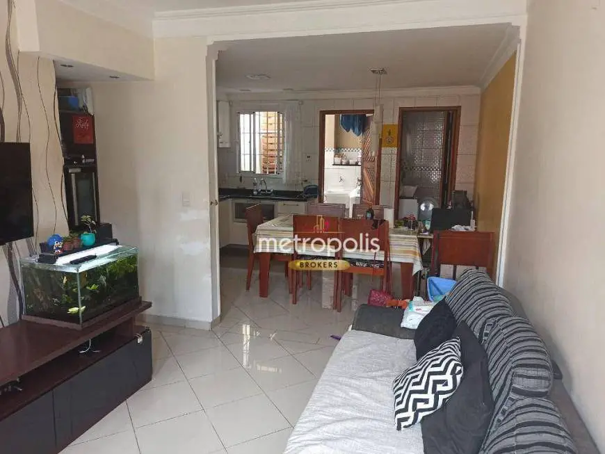 Foto 1 de Casa de Condomínio com 2 Quartos à venda, 62m² em Vila Homero Thon, Santo André