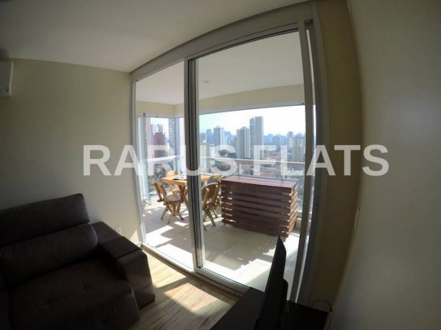 Foto 2 de Flat com 1 Quarto para alugar, 45m² em Brooklin, São Paulo