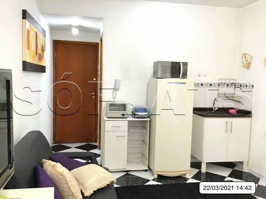 Foto 1 de Flat com 1 Quarto para alugar, 27m² em Pinheiros, São Paulo