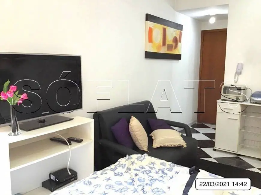 Foto 5 de Flat com 1 Quarto para alugar, 27m² em Pinheiros, São Paulo