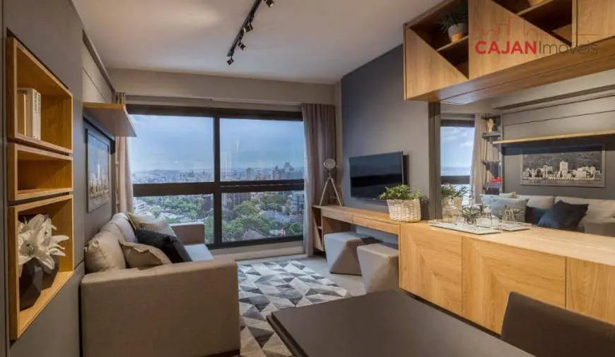 Foto 2 de Apartamento com 1 Quarto à venda, 41m² em Petrópolis, Porto Alegre