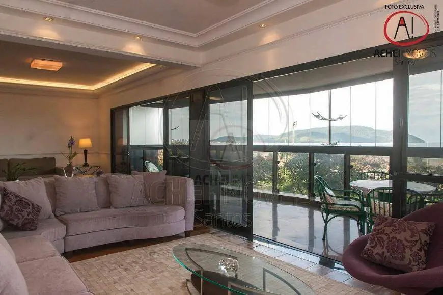 Foto 1 de Apartamento com 3 Quartos para venda ou aluguel, 252m² em Pompeia, Santos