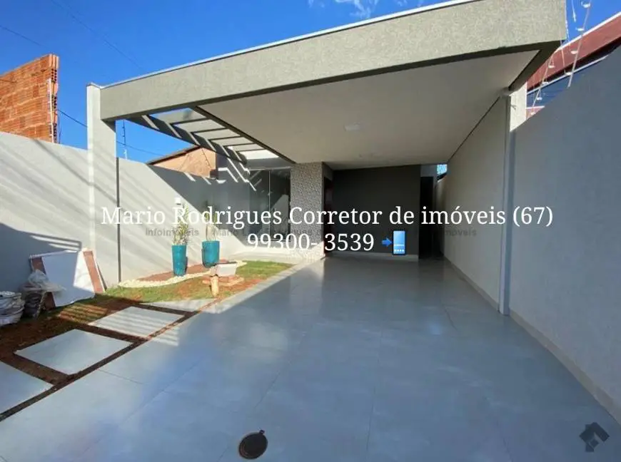 Foto 1 de Casa com 3 Quartos à venda, 100m² em Jardim Itamaracá, Campo Grande
