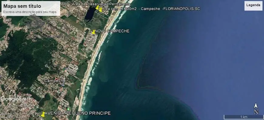 Foto 4 de Lote/Terreno à venda, 47000m² em Campeche, Florianópolis