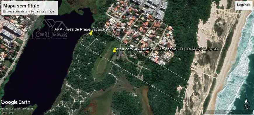 Foto 5 de Lote/Terreno à venda, 47000m² em Campeche, Florianópolis