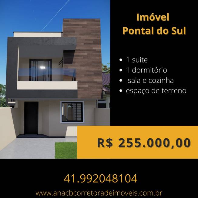Foto 1 de Sobrado com 1 Quarto à venda, 70m² em Pontal do Sul, Pontal do Paraná