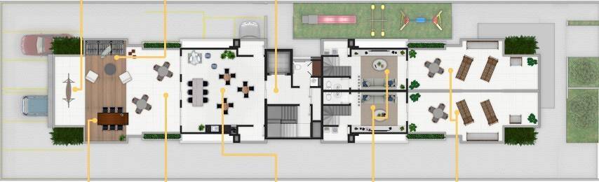 Foto 3 de Apartamento com 3 Quartos à venda, 77m² em Estancia Pinhais, Pinhais