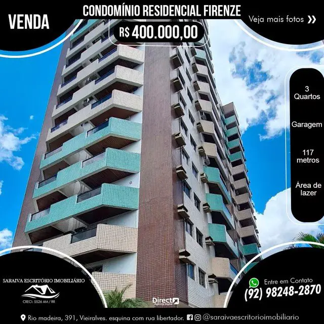 Foto 1 de Apartamento com 4 Quartos à venda, 117m² em Parque Dez de Novembro, Manaus