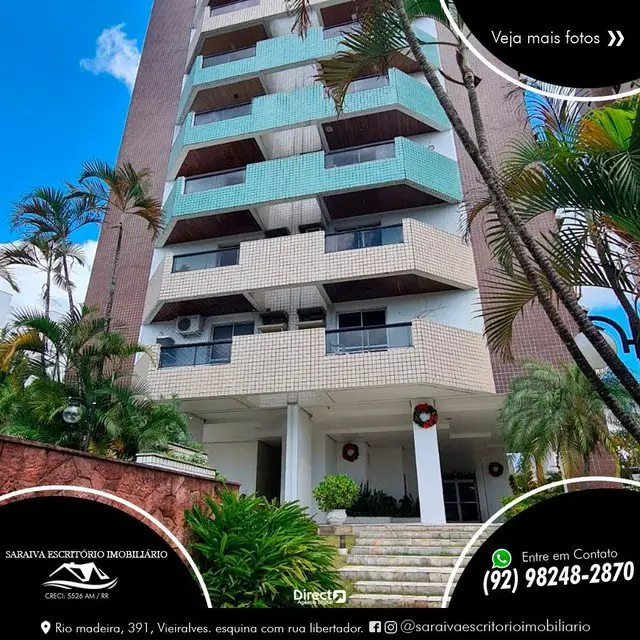 Foto 3 de Apartamento com 4 Quartos à venda, 117m² em Parque Dez de Novembro, Manaus
