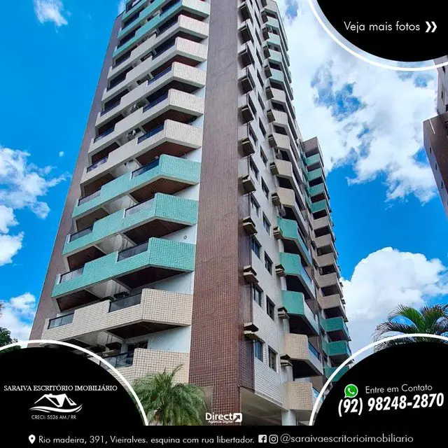 Foto 5 de Apartamento com 4 Quartos à venda, 117m² em Parque Dez de Novembro, Manaus