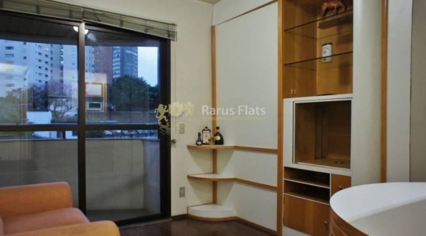 Foto 2 de Flat com 1 Quarto à venda, 34m² em Morumbi, São Paulo