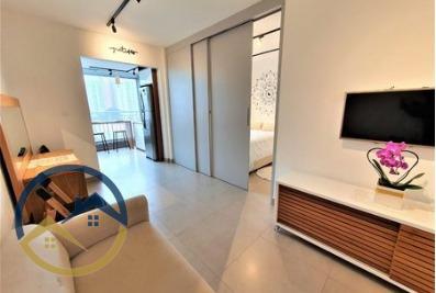 Foto 2 de Apartamento com 1 Quarto à venda, 32m² em Campo Belo, São Paulo