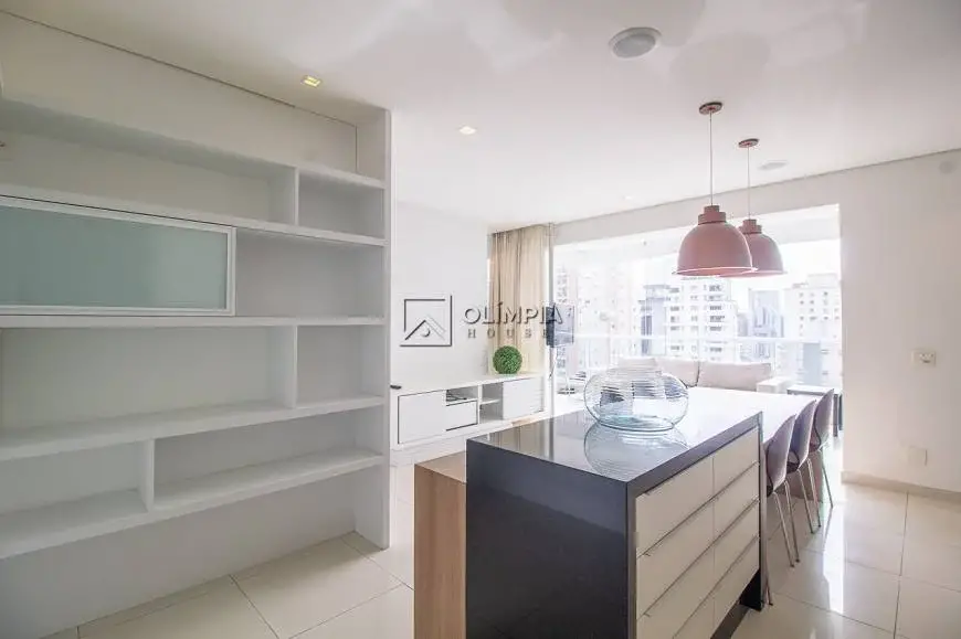 Foto 3 de Apartamento com 1 Quarto para alugar, 60m² em Itaim Bibi, São Paulo