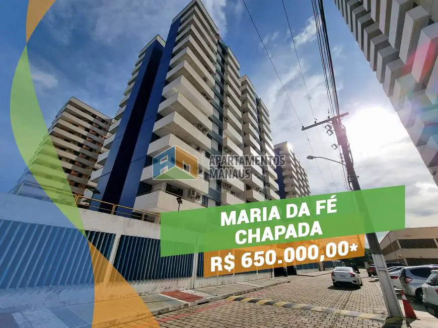 Foto 1 de Apartamento com 3 Quartos à venda, 114m² em Chapada, Manaus