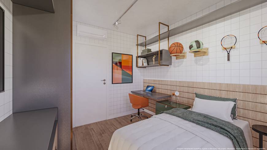 Foto 4 de Apartamento com 2 Quartos à venda, 70m² em Barreiros, São José