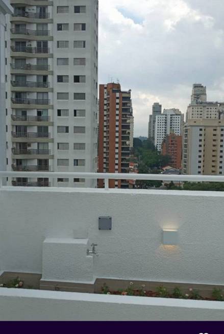 Foto 3 de Cobertura com 1 Quarto para venda ou aluguel, 55m² em Campo Belo, São Paulo