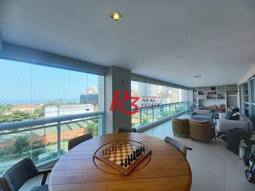 Foto 1 de Apartamento com 4 Quartos para venda ou aluguel, 345m² em Aparecida, Santos