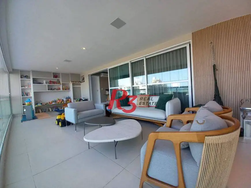 Foto 5 de Apartamento com 4 Quartos para venda ou aluguel, 345m² em Aparecida, Santos