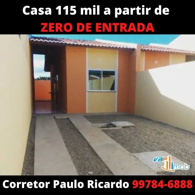 Foto 1 de Casa com 2 Quartos à venda, 60m² em Messejana, Fortaleza