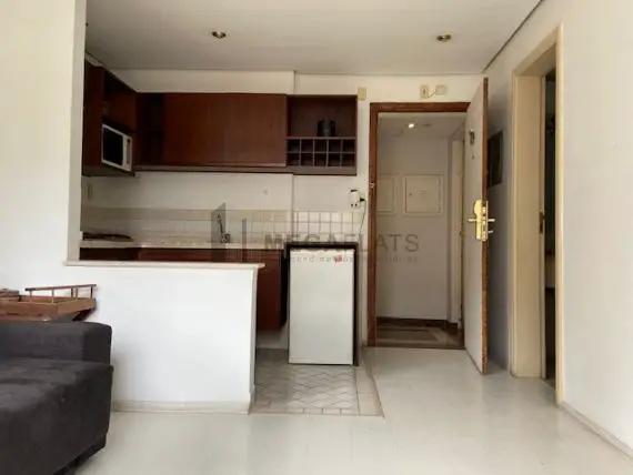 Foto 1 de Flat com 1 Quarto para venda ou aluguel, 32m² em Vila Olímpia, São Paulo