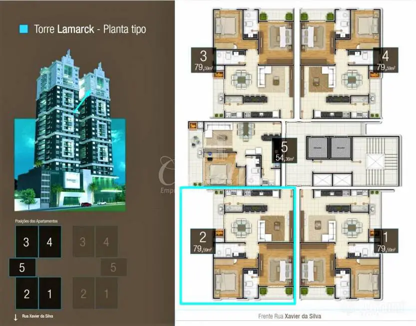Foto 2 de Apartamento com 1 Quarto à venda, 100m² em Centro, Ponta Grossa