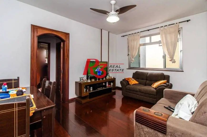 Foto 1 de Apartamento com 1 Quarto à venda, 57m² em Embaré, Santos